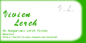 vivien lerch business card